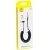 кабель aux skydolphin sr08 spring wire 3.5mm/1m (чорний) 