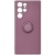 Купить силіконовий чохол soft silicone casevsmagnet ring для samsung s908 galaxy s22 ultra - cherry purple онлайн