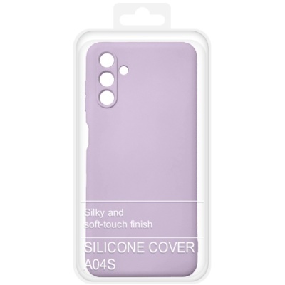 Купить силіконовий чохол soft silicone case для samsung a047 galaxy a04s/a136 galaxy a13 5g (гліцинія) онлайн