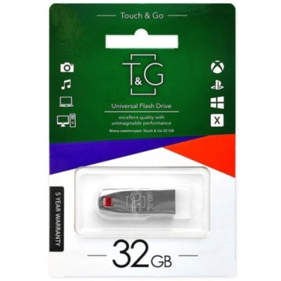 usb флеш-накопичувач tg 32gb chrome 115 (сталевий) 