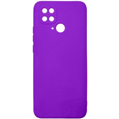 Купить чохол original soft full case hq with frame для xiaomi redmi 10c - purple онлайн