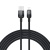 кабель baseus discolor series fast charging usb - lightning 2.4a (p10374900111-00) (1m) (black) 