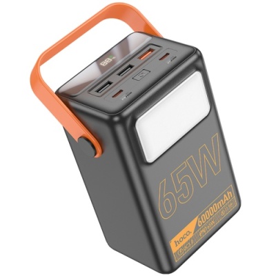 додаткова батарея power bank hoco j110a powerful pd65w 60000 mah (чорний) 