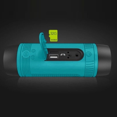 портативна колонка zealot s1 (синьо-зелений) 