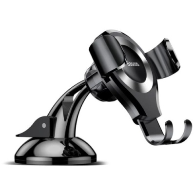 Автотримач Baseus Premium Osculum Type Gravity Car Mount (SUYL-XP0S) Black-silver