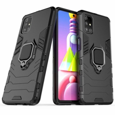 Купить чохол-накладка armor magnet для samsung m515 galaxy m51 - black онлайн