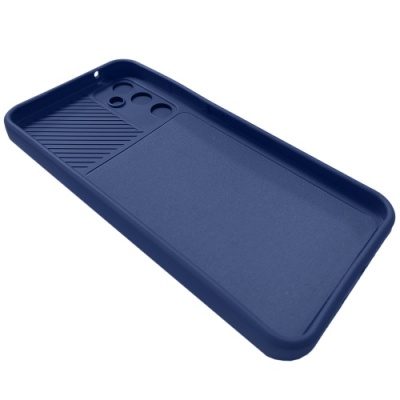 Купить силіконовий чохол soft tpu armor camshield для samsung a346 galaxy a34 5g - dark blue онлайн