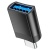 перехідник hoco ua17 type-c male - usb 3.0 female (чорний) 