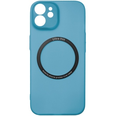 Купить чохол piblue protective shell case з magsafe (pl-48) для apple iphone 12 (синій) онлайн