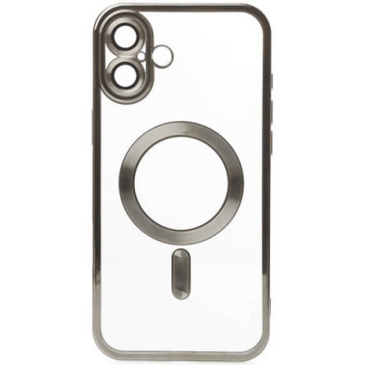 Купить чохол tpu metallic full camera with magsafe для apple iphone 16 (matte titan) онлайн
