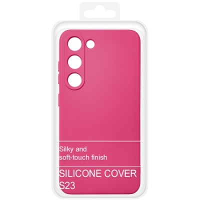 Купить силіконовий чохол soft silicone case для samsung s911 galaxy s23 - ultra pink онлайн