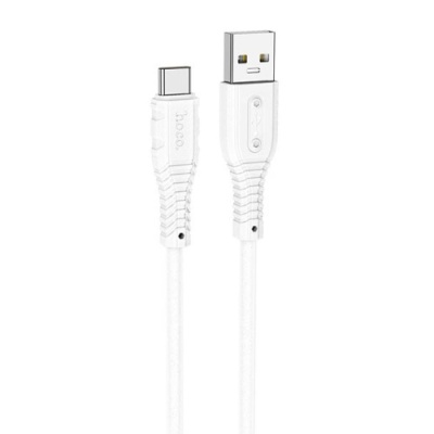 кабель hoco x67 usb - type-c 5a/1m (білий) 