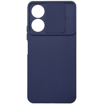 Купить силіконовий чохол soft tpu armor camshield для xiaomi redmi 13c/poco c65 - dark blue онлайн