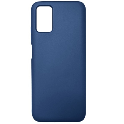 Купить силіконовий чохол soft silicone case для samsung a037 galaxy a03s - dark blue онлайн