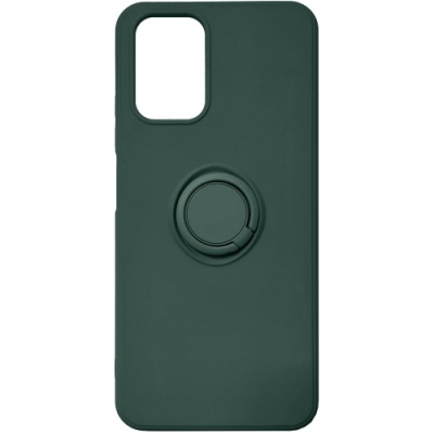 Купить силіконовий чохол soft silicone casevsmagnet ring для xiaomi redmi note 10/note 10s - army green онлайн