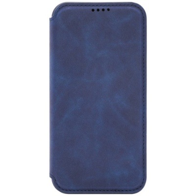 Купить чохол-книжка fitow leather для apple iphone 12 pro max - dark blue онлайн