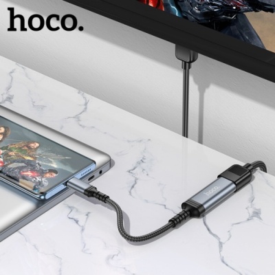 перехідник hoco ua43a type-c - hdtv (сірий) 