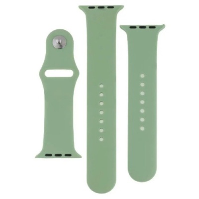 ремінець для apple watch band silicone two-piece 42/44/45/49 mm (01, mint) 