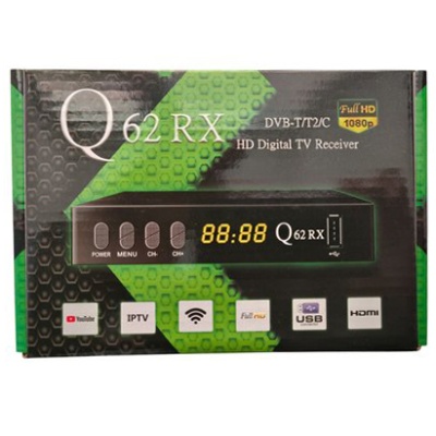 тюнер dvb t2 q-62 plastic rx new 