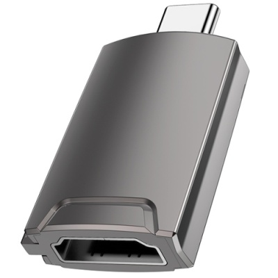 перехідник hoco ua19 type-c - hdmi 4k (сірий) 