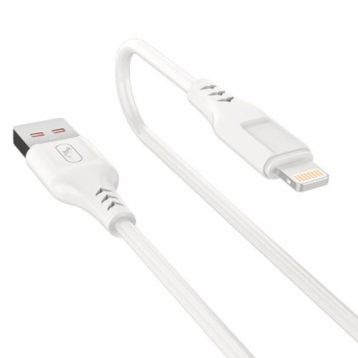 кабель skydolphin s61lb usb - lightning 2.4a/2m (білий) 