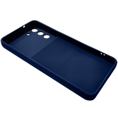 Купить силіконовий чохол camera protection для samsung s21 fe (темно-синій) онлайн