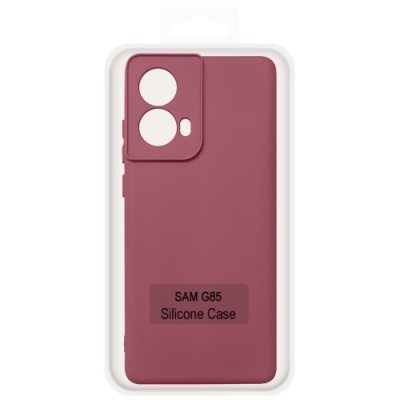 Купить чохол soft silicone case full для motorola g85 (wine red) онлайн