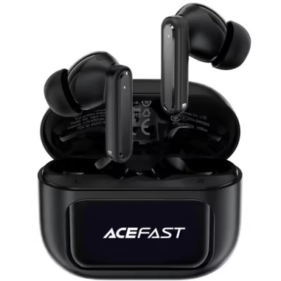 бездротові навушники (tws) acefast w6 anc + enc (чорний) 
