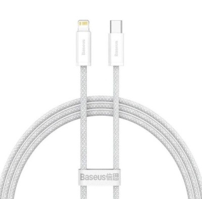 кабель baseus dynamic series type-c - lightning pd20w/1m (cald000002) (white) 
