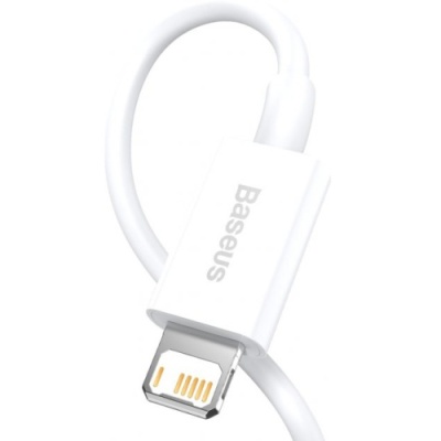 кабель baseus superior series usb - lightning 2.4a/1m (calys-a02) (white) 