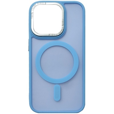 Купить чохол space tpu+pc color matte with magsafe для apple iphone 15 plus (blue) онлайн