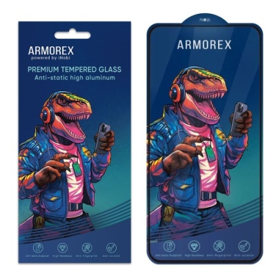 захисне скло armorex 5d high-alum antidust for samsung s721 galaxy s24 fe (чорний) 