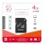 карта пам'яті tg microsdhc 4gb 10 class + adapter (чорний) 