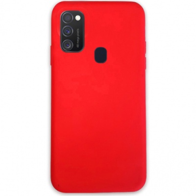 Купить силіконовий чохол soft silicone case для samsung m307 galaxy m30s/m215 galaxy m21 - red онлайн