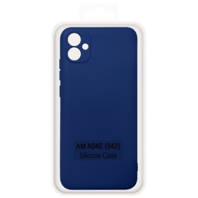 Купить чохол soft silicone case full для samsung a042 galaxy a04e (синій) онлайн