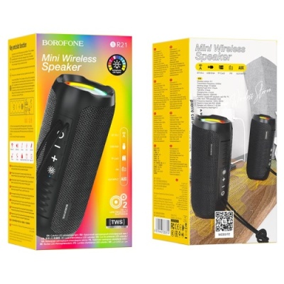 портативна колонка borofone br21 (чорний) 