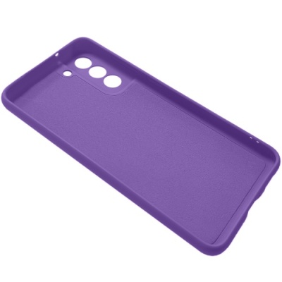 Купить чохол soft silicone case full для samsung g990 galaxy s21 fe (elegant purple) онлайн