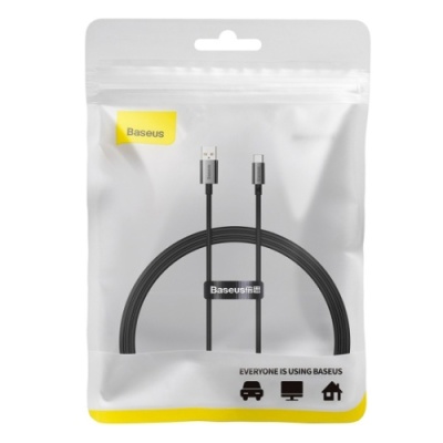 кабель baseus superior series fast charging data usb - type-c 100w/1m (p10320102114-00) (cluster black) 