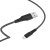 кабель hoco x58 airy silicone usb - microusb 2.4a/1m (чорний) 