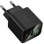мережевий зарядний пристрій hoco cs84a 1usb/18w/qc3.0 + 1type-c/30w/pd (чорний) 