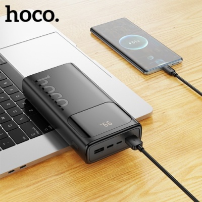 додаткова батарея power bank hoco j144a 30000mah (чорний) 