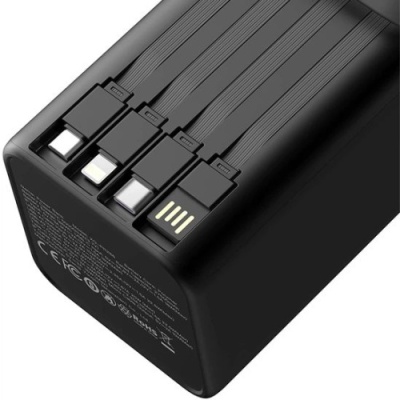 додаткова батарея power bank xo pr286 pd20w+qc22.5w 50000 mah (чорний) 