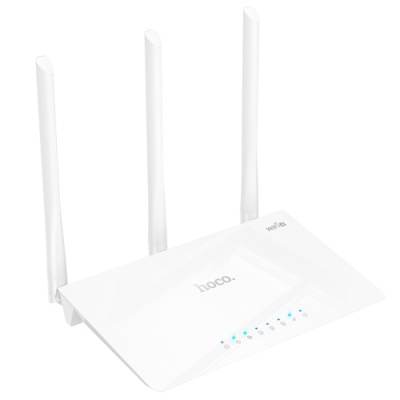 маршрутизатор (роутер) hoco hi30 wifi4 (білий) 