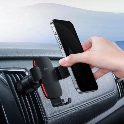 Автотримач Baseus Metal Age II Gravity Car Mount Air Outlet Version (SUJS000001) Black
