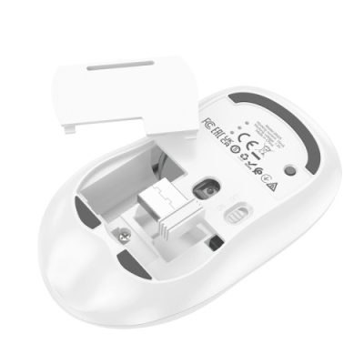 мишка бездротова hoco gm25 (білий) 