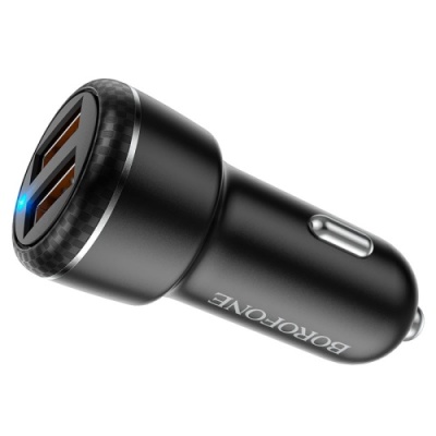 Автомобільний Зарядний Пристрій Borofone BZ17 2USB/18W/QC3.0 (Чорний)
