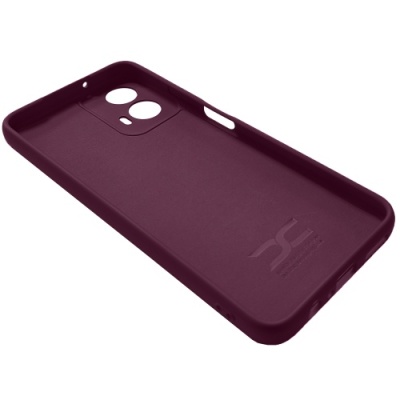 Купить силіконовий чохол soft silicone case для motorola g34 (бордовий) онлайн