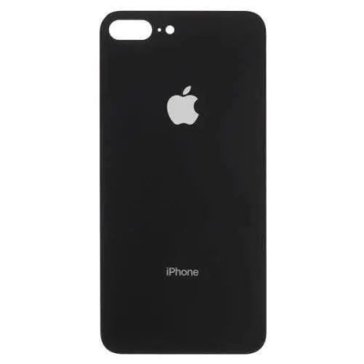 задня кришка для apple iphone 8 plus space gray (big hole)