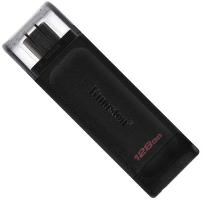 usb флеш-накопичувач kingston data tr 70 128gb 3.2 (чорний) 