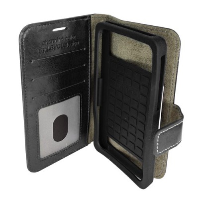 Купить чохол-книжка універсальна levol шкірзам. з магнітом 5.1-5.5 (чорний) онлайн